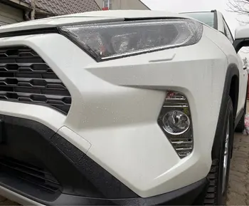 Za Toyota RAV4 RAV 4 2019 2020 Chrome Sprednje Luči za Meglo Lučka za Kritje Trim Foglight Ploščo Dekoracijo Okvir pribor Styling