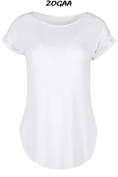 ZOGAA Harajuku Tee Shirt 4 Barva Basic Majica s kratkimi rokavi Ženske Priložnostne O-vratu Prijatelji Poletnih Vrh korejski Hipster