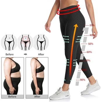 Ženske Fitnes Ženske Dokolenke Poliester Gleženj-Dolžina Dihanje Hlače Leggins Standard Krat Push Up Legging