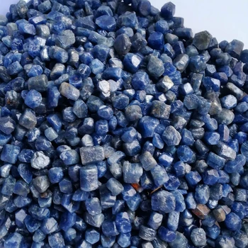 1/2 lb Naravna modra, temno Modra Kristal v Razsutem stanju Korund Kamen Grobo Reiki Vzorec