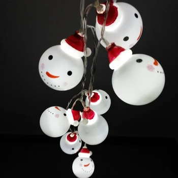 1.5 5M snežaka led pravljice niz luči santa led Božič luči doma vrt zaprtih oseb poroko Božični okraski, svetlobe