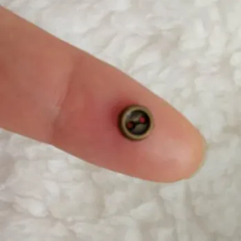 1/6 BJD Lutka diy pribor, 5 mm mini kovinski gumb 40pcs/veliko - lati blyth mmk