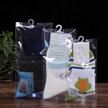 100 kos/veliko Opp Pregleden Embalaže, Plastične embalaže, Vrečke samolepilno Tesnilo Skladiščenje vrečka za nogavice shranjevanje Darilne vrečke