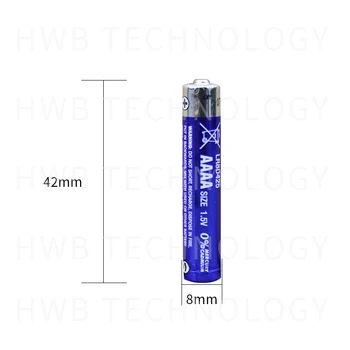 10PCS 1,5 V E96 AAAA primarne baterije Alkalne baterije suhe baterije laser pero, Bluetooth slušalke baterija Brezplačna dostava