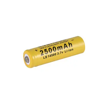 10Pcs 3,7 V 14500 2500Mah Baterije Polnilna Litij Baterija Za Svetilko 14500 Litijeva Baterija prevelik tok Zaščita