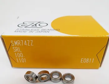 10pcs/50pcs Japonska EZO visoka hitrost za nerjavno jeklo nosijo SMR74ZZ 4*7*2.5 mm S674ZZ DDL-740ZZ 4mmx7mmx2.5 mm