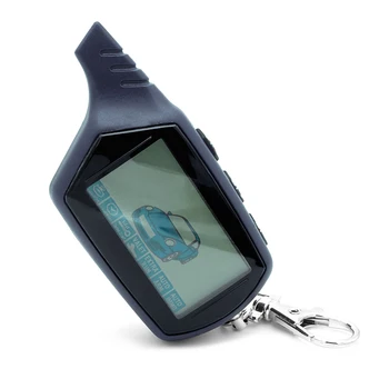 10PCS B9 2-način LCD zaslon, Daljinski upravljalnik Ključni Fob Verige + B9 Silikonsko Ohišje Za Dve Pot Avto Alarmni Sistem Twage Starline B9 Keychain