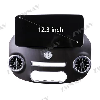12.3 Inch Android Player 9 Za Mercedes-Benz V Razred Vito Viano Valente Metris W447 GPS Navi Radio Audio stereo zaslon vodja enote