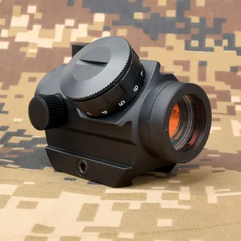 1x22 Poceni Red Dot Področje Red Dot Sight z Riser Picatinny 21 mm Gori Intenzivnost Lov Airsoft
