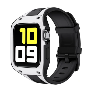 2 v 1 Band+Primeru za Apple Watch 6 SE 5 4 44 42mm iwatch Trak Silikonski Šport Pašček za ročno uro Smartwatch Pasu.