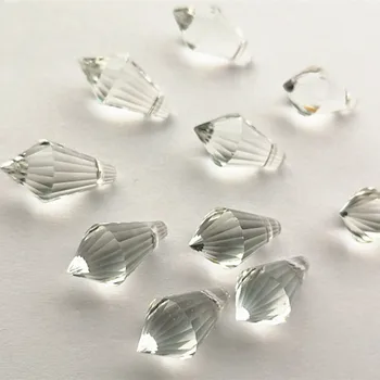 200pcs/lot 11*22 mm Jasno, mini majhen kristal ledenica Spusti obesek za lestenec,kristalno zavese pribor deli dekoracijo