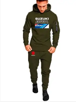 2019 blagovno Znamko Moške Prikrivanje Športni Set Suzuki ekipa ecstar hoodie Moških SUZUKI GSX R moške jopice SUZUKI GSX R priložnostne hoodie