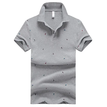 2019 Nov Modni Moški Polo Majica Jadrnico, Ki Je Natisnjena Mens Business Casual Moški Polo Majice Kratek Rokav Blagovne Znamke Mens Oblačila
