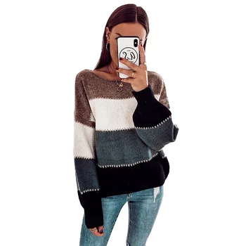 2020 jesen/zima nove pletenine top hit dnu glavo pulover ženska oblačila, pleteni pulover Priložnostne vrh