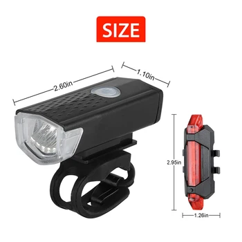 2020 Kolo Kolo Svetlobe USB LED Polnilna Nastavite Gorsko Kolesarskih Nazaj Smerniki Žarnice Svetilka Kolo Rog Nosilec za Telefon
