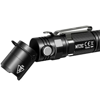 2020 NITECORE MT21C z USB Vrata 18650 Polnilna Baterija 90Degree Nastavljiva LED Svetilka Prostem EOS Baklo BREZPLAČNA DOSTAVA