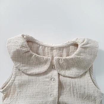 2020 Novega Dojenčka Dekleta Bombaž Bodysuits Oblačila Malčka Dekleta Poletje Jumpsuit Obleko Newborn Baby Dekle Bodysuits