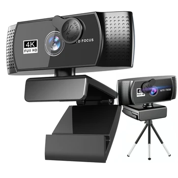 2021 Web Camera 4K 2K 1080P Webcam Računalnik PC Web Cam, Samodejno Ostrenje Prenosni računalnik, Fotoaparat, Youtube, Skype Živo Video Delo Doma