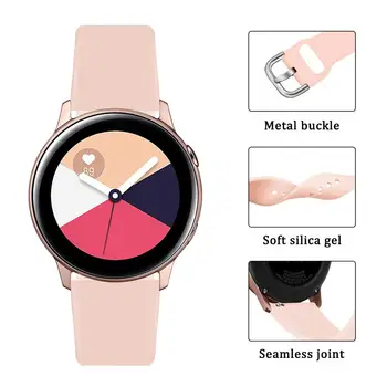 2nahrbtnik Za Samsung Galaxy Watch Aktivna 2 44 mm Trak Polno zajetje Primeru Zaščitnik Film Silikonsko Zapestnico Za Aktivno 40 mm watch