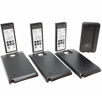 3x 6800mAh EB-BN910BBE Razširjena Baterija+3 Dodatni Barvni Primeru+Polnilec Za Samsung Galaxy Note IV 4 Note4 N910F/H/S/U/L/A/P
