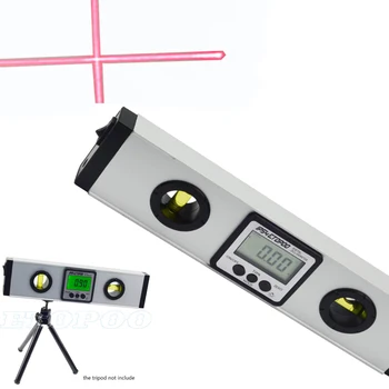 400mm digitalni laserski ravni digitalne kota finder duha ravni pokonci inclinometer elektronski merilnikom. vladar z magnetom