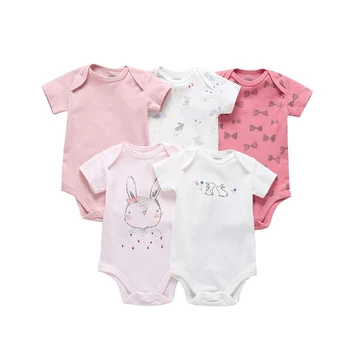 5 Kos/Paket Novorojenček dojenček fant dekle obleka, Bombaž kakovosti Ropa de bebe Malčke Baby Jumpsuits 3/6-24 Mesecev