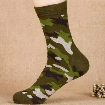 5 parov moških nogavic 2017 NOVO Pomlad vojsko vojakov slog bombaža moške nogavice obleka nogavice visoke kakovosti Prikrivanje nogavice za moške