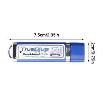 64 G/32 G True Blue Mini USB Hub 2-Igralcev Plug and Play Ne, Namestitev ali Varjenje Requiredy za PlayStation Klasičnih 75X20MM