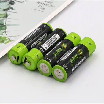 6pcs/veliko ZNTER 1,5 V AA baterija 1700mAh USB litij-polimer baterija z Micro USB kabel za hitro polnjenje