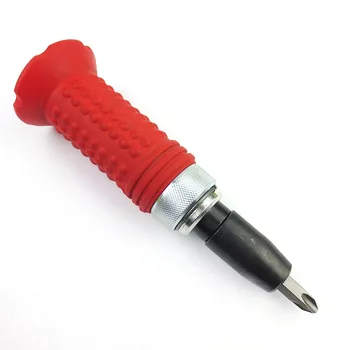 7-delni rdeči plastični ročaj vpliv izvijač vpliv serije multi-funkcionalna kombinacija orodje