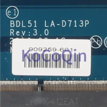 909259-601 909259-501 KoCoQin Prenosni računalnik z matično ploščo Za HP 15-BA AM960P Mainboard LA-D713P 216-0864032 DDR3L