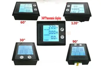 AC 100A 80-260v 110v 220v Digitalni LCD Moč Plošči Merilnik Monitor Moč Voltmeter Ampermeter watt meter merilnik napetosti