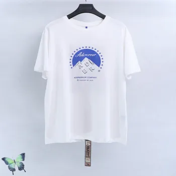 Ader Napaka Sneg Gorskih Tiskanje T Shirt ADER Visoke Kakovosti majice Moške Ženske High Street Oprati T-shirt