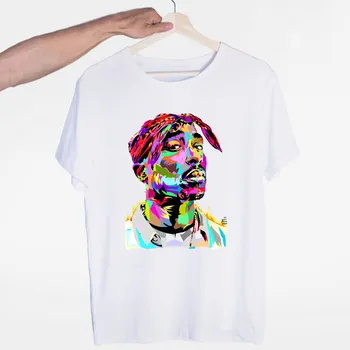 Ameriški Rapper Tupac Makaveli 2pac Thug Life T-shirt O-Vratu, Kratke Rokave Poletje Priložnostne Modna Unisex Moških in Žensk Tshirt