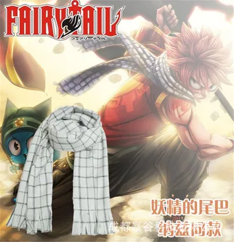 Anime Fairy Tail Natsu Dragneel Šal Cosplay Kostum Srčkan Darilo Mehko Pomlad Pozimi Topel Šal Božična Darila