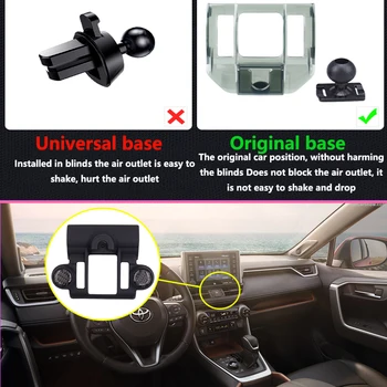 Avto, Mobilni Telefon, Držalo za Toyota RAV4 XA50 RAV 4 2019 2020 GPS Stojalo Nosilec Vrtljiv Podporo Dodatki za iPhone, Samsung