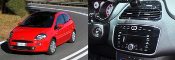 Avto Multimedijski Predvajalnik, 2 Din Android 10.0 maska Za Fiat/DOBLO/Punto 2009-avto GPS Automotivo Radio radio stereo vodja enote