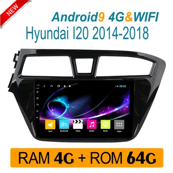 Avto večpredstavnostnih Za hyundai I20-2018 auto radio, DVD predvajalnik, video, stereo audio (stereo zvok GPS navi sem IPS RDS DSP carplay 1 din Android