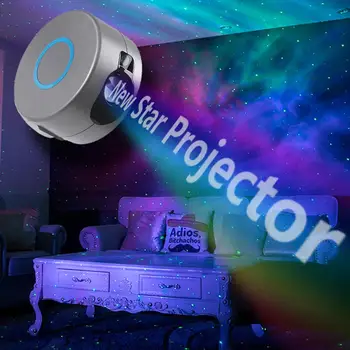 Barvita Noč Svetlobe LED Galaxy Projektor Zvezdnato Star Nebo Projektor Družini Stranka Kino Otrok Spalnica Star Nočna Lučka