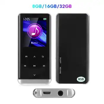 Blurtooth Predvajalnik Glasbe MP3 Predvajalnik Prenosni MP4 Predvajalnik 8GB 16GB 32GB Dotik Tipka fm radio, video play, E-knjige, hi-fi predvajalnik MP4