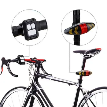 Brezplačna Dostava Kolo Rep Svetlobe smerokaze Z Brezžično Izposoja Luč Svetlobe Luz trasera de bicicleta iluminada