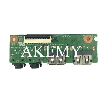 Brezplačna dostava Za Asus K53 K53SV A53S X53S K53S K53SD P53S P53Sj K53E X53E A53E USB AUDIO JACK Avdio odbor USB odbor