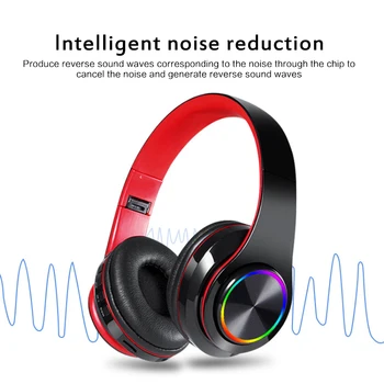 Brezžične Slušalke Bluetooth Slušalke Zložljive Slušalke Nastavljiv Slušalke Z Mikrofon za telefon, Pc Lattop Mp3 TV