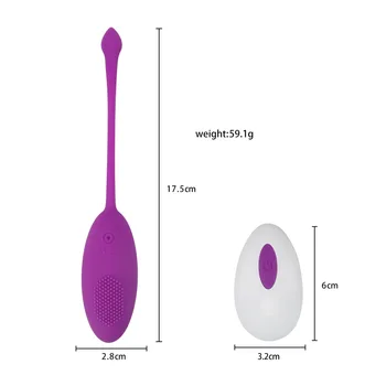 Brezžični Daljinski Vaginalne Kroglice Vibracije Močan Šok Skoki Jajce Anus Klitoris Nippel Masaža Adult Sex Igrače, Vibratorji za Ženske