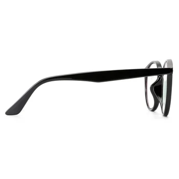Cyxus Retro Klasična Anti Modra Svetloba Obravnavi Očala Črnega Okvirja Pregleden Objektiv Unisex Očala 2066