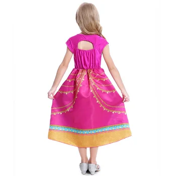 Dekleta Odraslih Jasmina Kostum Za Otroke Božič Cosplay Princesa Obleko Nastavite Indijski Ples Trebuh Kostum Z Goji Rokavice Wands Set