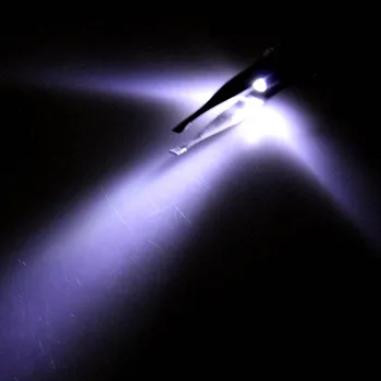 Dropshipping iz Nerjavečega Jekla Obrvi Pinceta z LED Luči Odstranjevanje Dlak Make Up Orodje SMJ