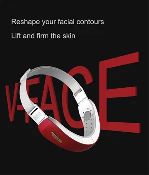 Električni V-Obraz, Oblikovanje Massager Inteligentni Obraz-Dviganje Instrument EMS Vibracije Anti Aging nega Obraza Naprave Kože Dvignite Zatezni