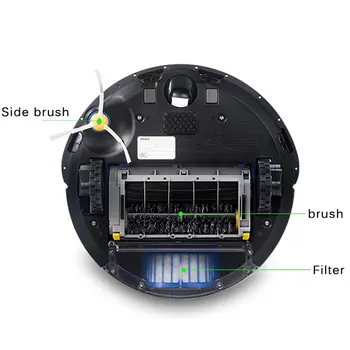 Glavna krtača strani ščetke AeroVac Filter za iRobot Roomba 600 620 630 650 660 675 690 680 za iRobot Roomba oprema