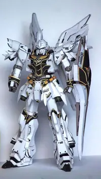 Gundam UC-MSN-06S Sinanju Bela Različica Papirja Model
